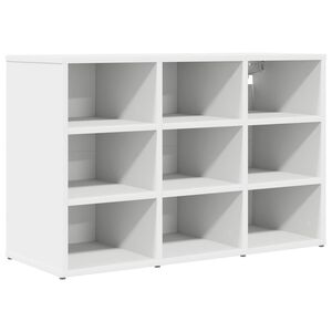vidaXL Cipőszekr&eacute;ny 77,5 x 30 x 51 cm Szerelt Fa Feh&eacute;r