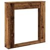 vidaXL antik fa sz&iacute;nű szerelt fa kandall&oacute;burkolat 100 x 20 x 100 cm