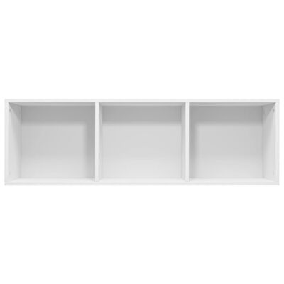 vidaXL fehér forgácslap könyv-/TV-szekrény 36 x 30 x 114 cm