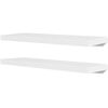 vidaXL 4 db fehér fali polc 80 cm