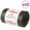 vidaXL szemeteszs&aacute;kok 250 db Fekete 60 L