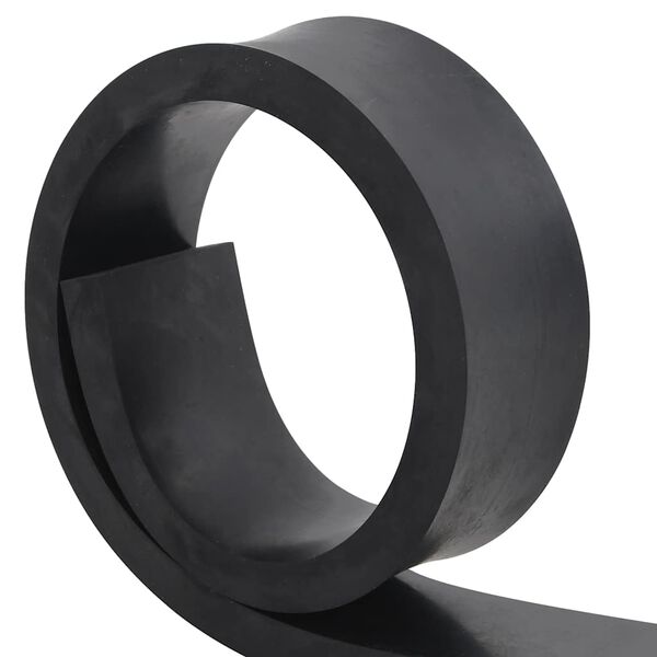 vidaXL gumiszeg&eacute;ly h&oacute;kotr&oacute;hoz fekete 120x10x2 cm