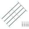 vidaXL Ablakok biztons&aacute;gi r&aacute;cs 4 keresztl&eacute;csel 3 db 630-1140 mm