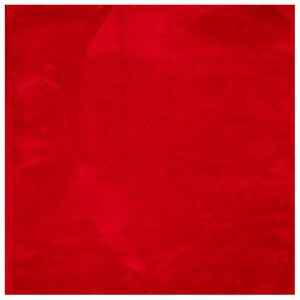 vidaXL HUARTE piros r&ouml;vid sz&aacute;l&uacute; puha &eacute;s moshat&oacute; szőnyeg 160 x 160 cm