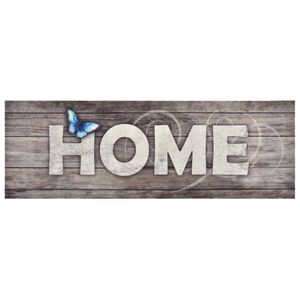 vidaXL "Home" felirat&uacute; moshat&oacute; konyhaszőnyeg 60 x 300 cm