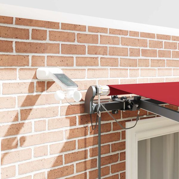 vidaXL Napernyő Anyag tartalmaz Piros 300 x 250 cm Poli&eacute;szter