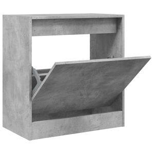 vidaXL betonsz&uuml;rke szerelt fa cipőszekr&eacute;ny 60 x 34 x 63,5 cm