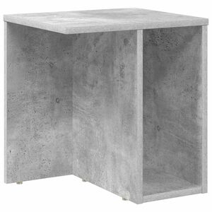vidaXL V&eacute;gasztal Beton Sz&uuml;rke 37 x 32 x 40 cm Szerelt Fa