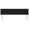 vidaXL fekete sz&ouml;vet fejt&aacute;mla 180 x 5 x 78/88 cm