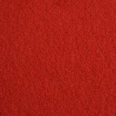 vidaXL 1x24 m Piros világos kiállítási szőnyeg