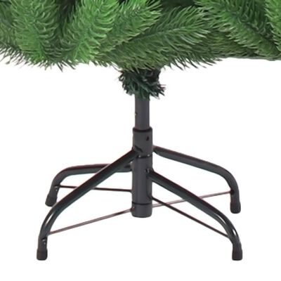 vidaXL zöld megvilágított karácsonyi Nordmann műfenyő 150 cm