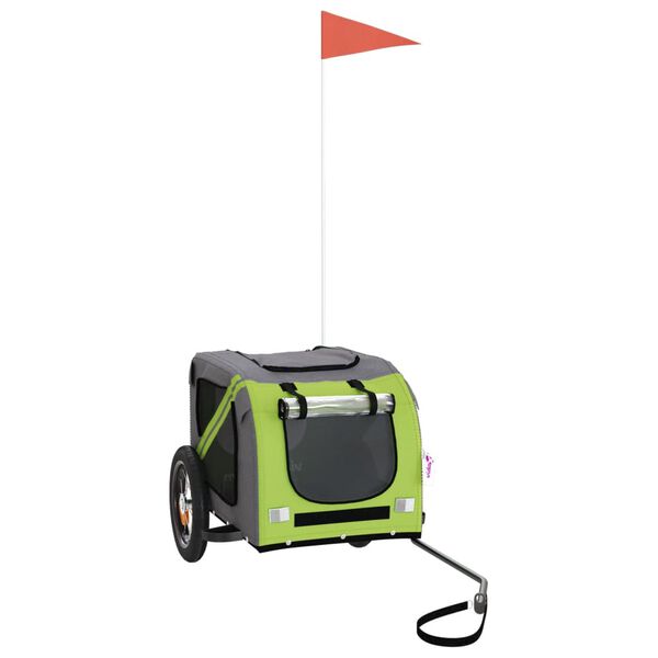 vidaXL z&ouml;ld-sz&uuml;rke oxford sz&ouml;vet &eacute;s vas kis&aacute;llatsz&aacute;ll&iacute;t&oacute; ut&aacute;nfut&oacute;