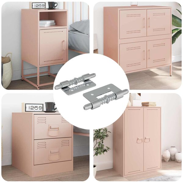 vidaXL Z&aacute;r 2 pcs Ez&uuml;st 46 x 17 x 1,2 mm Ac&eacute;l