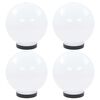 vidaXL 4 db LED g&ouml;mbl&aacute;mpa 20 cm PMMA