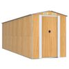 vidaXL vil&aacute;gosbarna horganyzott ac&eacute;l kerti f&eacute;szer 192x606x223 cm
