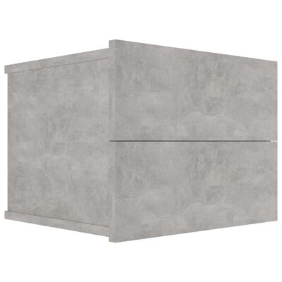 vidaXL betonszürke forgácslap éjjeliszekrény 40 x 30 x 30 cm