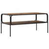 vidaXL Oldal asztal Antik Fa 100 x 50 x 46 cm Szerelt Fa
