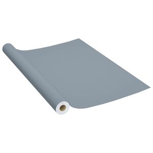 vidaXL szürke öntapadó PVC bútorfólia 500 x 90 cm