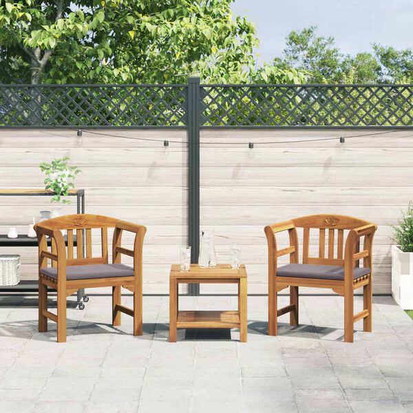 vidaXL pad Term&eacute;szetes Olaj Bevonat 68,5 x 46 x 82,5 cm T&ouml;m&ouml;r Ak&aacute;cfa