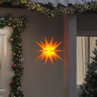 vidaXL összecsukható sárga karácsonyi lámpa LED-del 43 cm