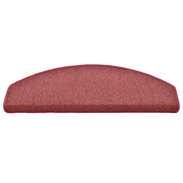 vidaXL 30 db bord&oacute; f&eacute;lk&ouml;r alak&uacute; l&eacute;pcsőszőnyeg 65 x 24 x 4 cm, nagy