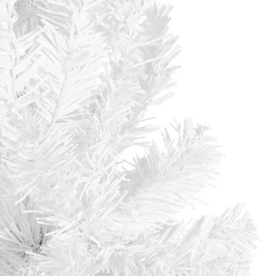 vidaXL fehér vékony karácsonyfa 210 cm