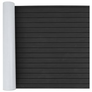 vidaXL Cs&oacute;nak Szőnyeg Cs&iacute;kos S&ouml;t&eacute;t Sz&uuml;rke &eacute;s Fekete 240 x 90 cm EVA