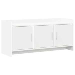 vidaXL TV szekr&eacute;ny 102 x 33 x 47 cm Feh&eacute;r Szerelt Fa