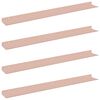 vidaXL Lebegő polc Falra szerelhető 4 db R&oacute;zsasz&iacute;n 80 x 9 x 2,5 cm
