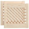 vidaXL 2 db t&ouml;m&ouml;r fenyőfa r&aacute;csos szekr&eacute;nyajt&oacute; 39,5 x 39,4 cm