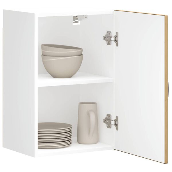 vidaXL konyhai fali szekr&eacute;ny Kalmar k&eacute;zműves t&ouml;lgy műszaki fa