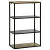 vidaXL K&ouml;nyvszekr&eacute;ny 70 x 35 x 110 cm T&ouml;m&ouml;r mang&oacute;fa