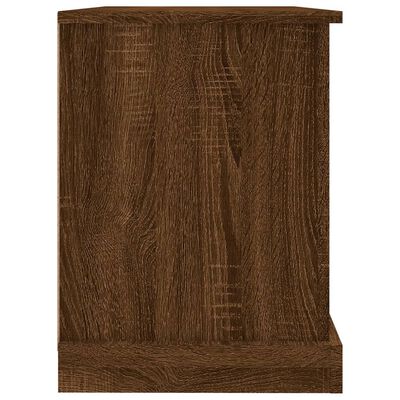 vidaXL barna tölgyszínű szerelt fa TV-szekrény 73x35,5x47,5 cm