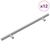 vidaXL Szekr&eacute;ny Foganty&uacute; 12 db Ez&uuml;st 300 mm Rozsdamentes ac&eacute;l