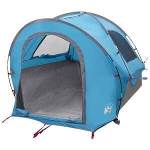 vidaXL Aut&oacute;s s&aacute;tor tetővel K&eacute;k 200 x 170 x 170 cm Poli&eacute;szter &eacute;s ac&eacute;l