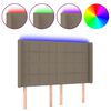 vidaXL t&oacute;psz&iacute;nű sz&ouml;vet LED-es fejt&aacute;mla 147x16x118/128 cm