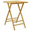 vidaXL összecsukható bambusz kerti asztal 55 x 55 x 75 cm