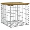 vidaXL impregn&aacute;lt fenyőfa gabion kerti pad 43 x 44 x 42 cm