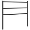 vidaXL fekete f&eacute;m csere fejt&aacute;mla 100 cm