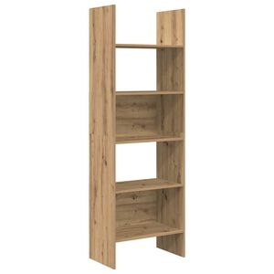 vidaXL K&ouml;nyvespolc 5 szintes 60 x 35 x 180 cm Szerelt Fa Artisan t&ouml;lgy