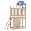 vidaXL J&aacute;t&eacute;k Torny Term&eacute;szetes 110,5 x 52,5 x 215cm T&ouml;m&ouml;r Fenyőfa