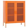 vidaXL narancss&aacute;rga ac&eacute;l t&aacute;rol&oacute;szekr&eacute;ny 80 x 35 x 101,5 cm