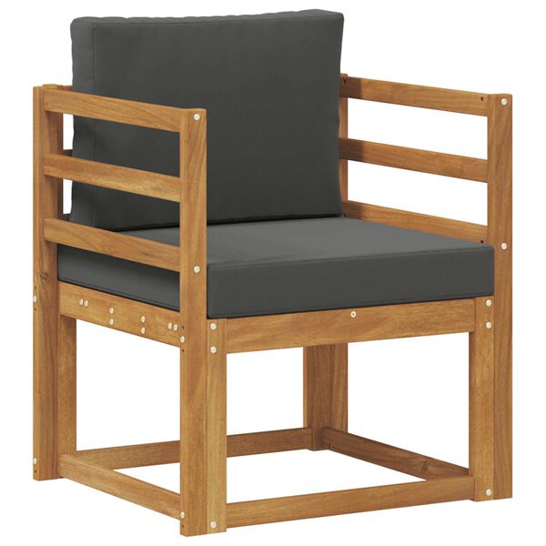 vidaXL K&uuml;lt&eacute;ri kanap&eacute; T&ouml;m&ouml;r ak&aacute;cfa &eacute;s poli&eacute;szter Term&eacute;szetes