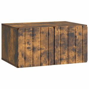 vidaXL Fali TV szekr&eacute;ny 59,5 x 41 x 30 cm F&uuml;st&ouml;s T&ouml;lgy Szerelt Fa