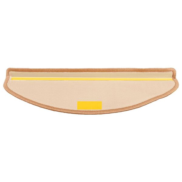 vidaXL 5 db b&eacute;zs &ouml;ntapad&oacute; l&eacute;pcsőszőnyeg 65x21x4 cm