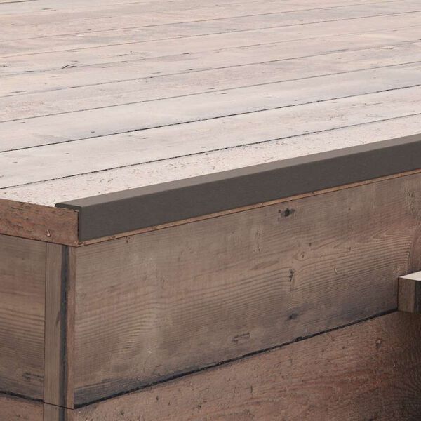 vidaXL 5 db s&ouml;t&eacute;tbarna WPC teraszburkol&oacute; sarokprofil 170 cm