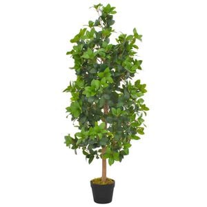 vidaXL z&ouml;ld, cserepes műbab&eacute;rfa 120 cm