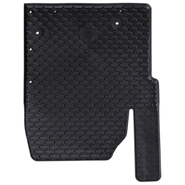 vidaXL Aut&oacute;szőnyeg 3 pcs Fekete megfelelő a TRANSIT CUSTOM 2023-hoz