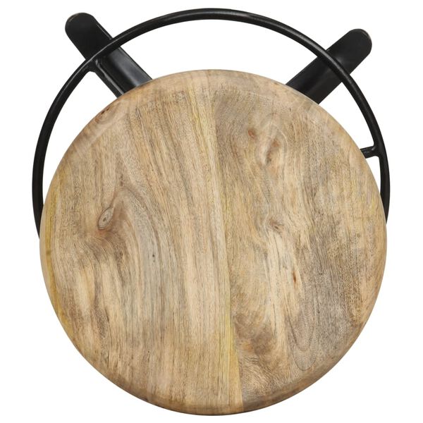 vidaXL 2 db tömör mangófa bárszék 76 cm