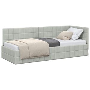 vidaXL Sarok&aacute;gy keret Vil&aacute;gossz&uuml;rke 80 x 200 cm B&aacute;rsony